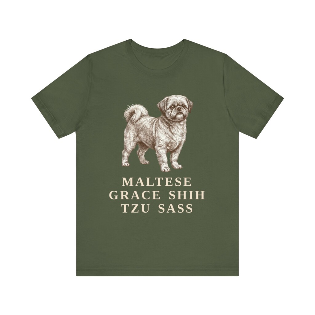 Mal-Shi Humor Shirt, Vintage Dog Sketch Tee, Dog Humor Gift Mal-Shi Humor Shirt, Vintage Dog Sketch Tee, Dog Humor Gift