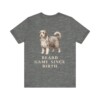 Bearded Collie Humor Shirt, Vintage Dog Sketch Tee, Dog Humor Gift