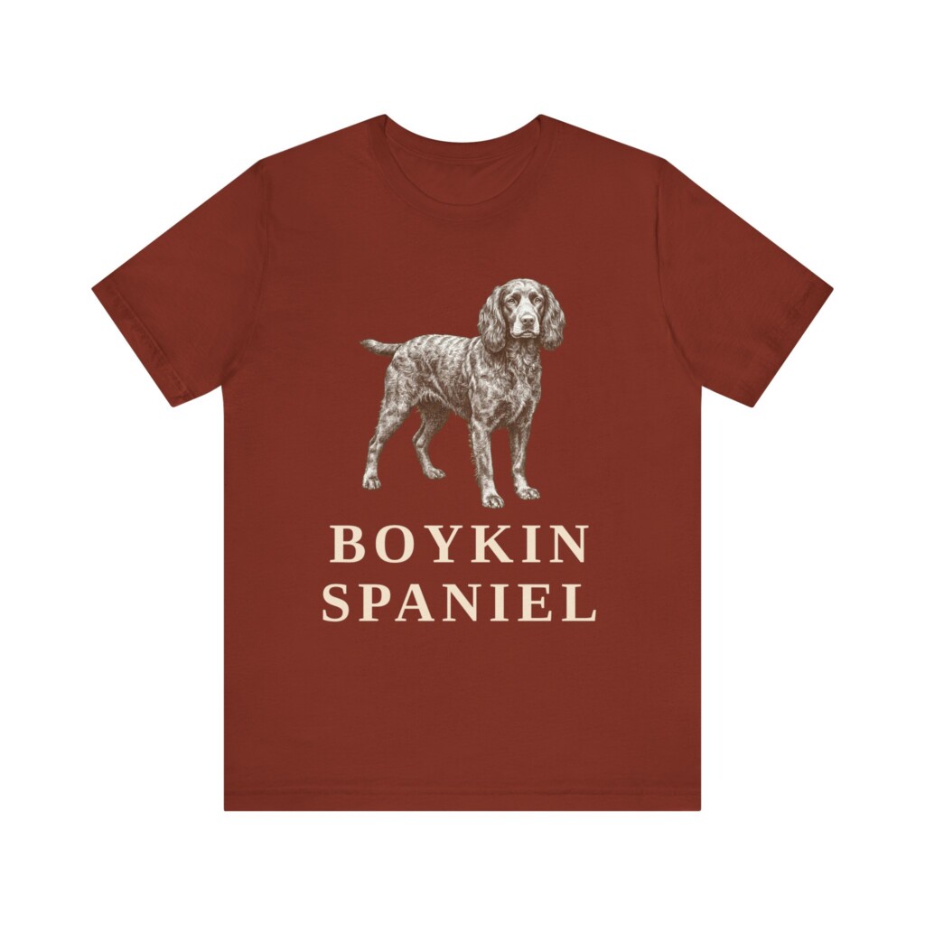Boykin Spaniel Shirt, Vintage Dog Sketch Tee, Dog Lover Gift