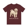 Bolognese Shirt, Vintage Dog Sketch Tee, Dog Lover Gift