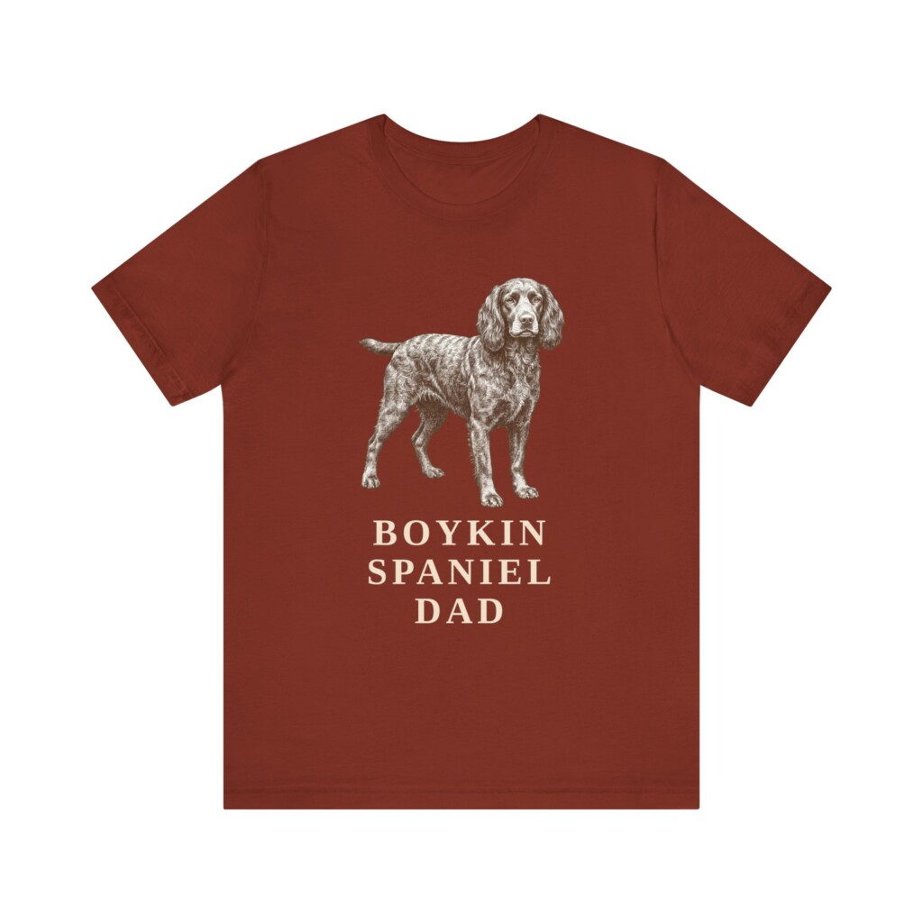Boykin Spaniel Dad Shirt, Vintage Dog Sketch Tee, Dog Dad Gift Boykin Spaniel Dad Shirt, Vintage Dog Sketch Tee, Dog Dad Gift