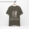 Japanese Akitainu Humor Shirt, Vintage Dog Sketch Tee, Dog Humor Gift