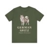 German Spitz Latin Shirt, Vintage Dog Sketch Tee, Dog Latin Gift