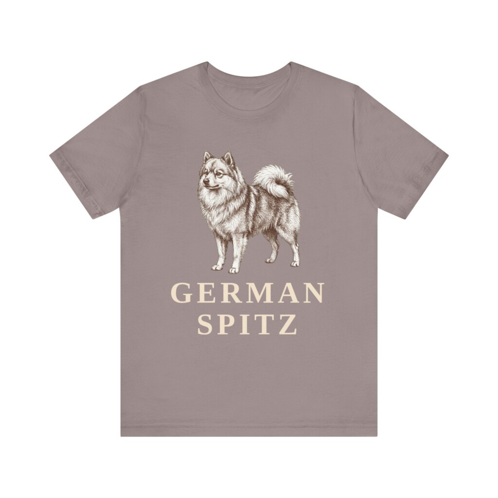 German Spitz Shirt, Vintage Dog Sketch Tee, Dog Lover Gift