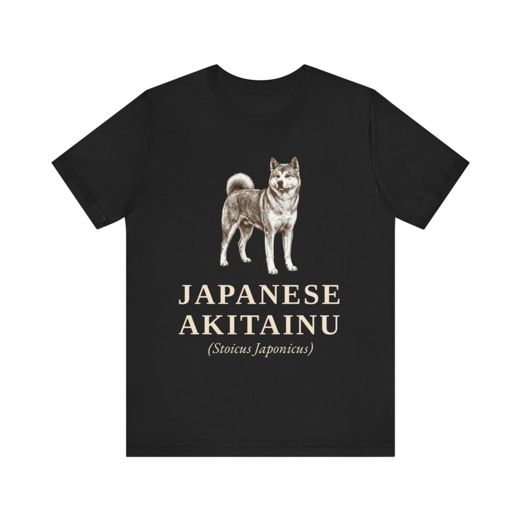 Japanese Akitainu Latin Shirt, Vintage Dog Sketch Tee, Dog Latin Gift Japanese Akitainu Latin Shirt, Vintage Dog Sketch Tee, Dog Latin Gift