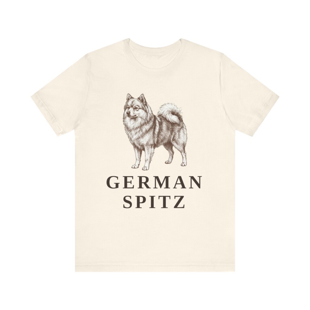 German Spitz Shirt, Vintage Dog Sketch Tee, Dog Lover Gift