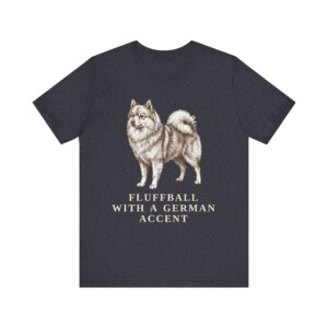 German Spitz Humor Shirt, Vintage Dog Sketch Tee, Dog Humor Gift
