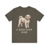 Cavachon Dad Shirt, Vintage Dog Sketch Tee, Dog Dad Gift