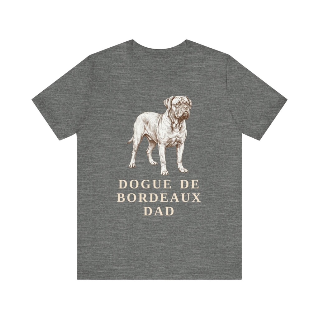 Dogue de Bordeaux Dad Shirt, Vintage Dog Sketch Tee, Dog Dad Gift Dogue de Bordeaux Dad Shirt, Vintage Dog Sketch Tee, Dog Dad Gift