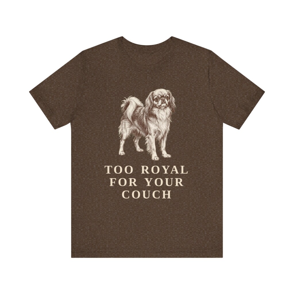 English Toy Spaniel Humor Shirt, Vintage Dog Sketch Tee, Dog Humor Gift