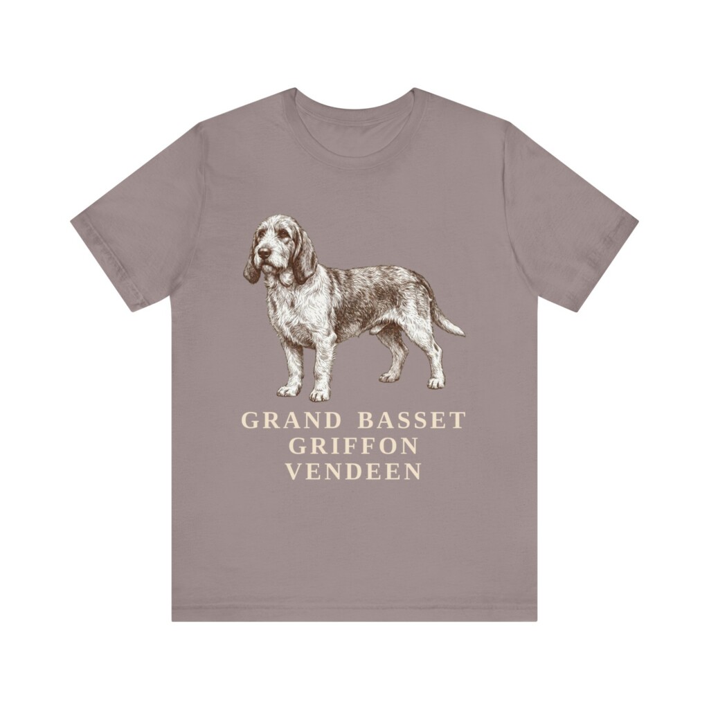 Grand Basset Griffon Vendeen Shirt, Vintage Dog Sketch Tee, Dog Lover Gift
