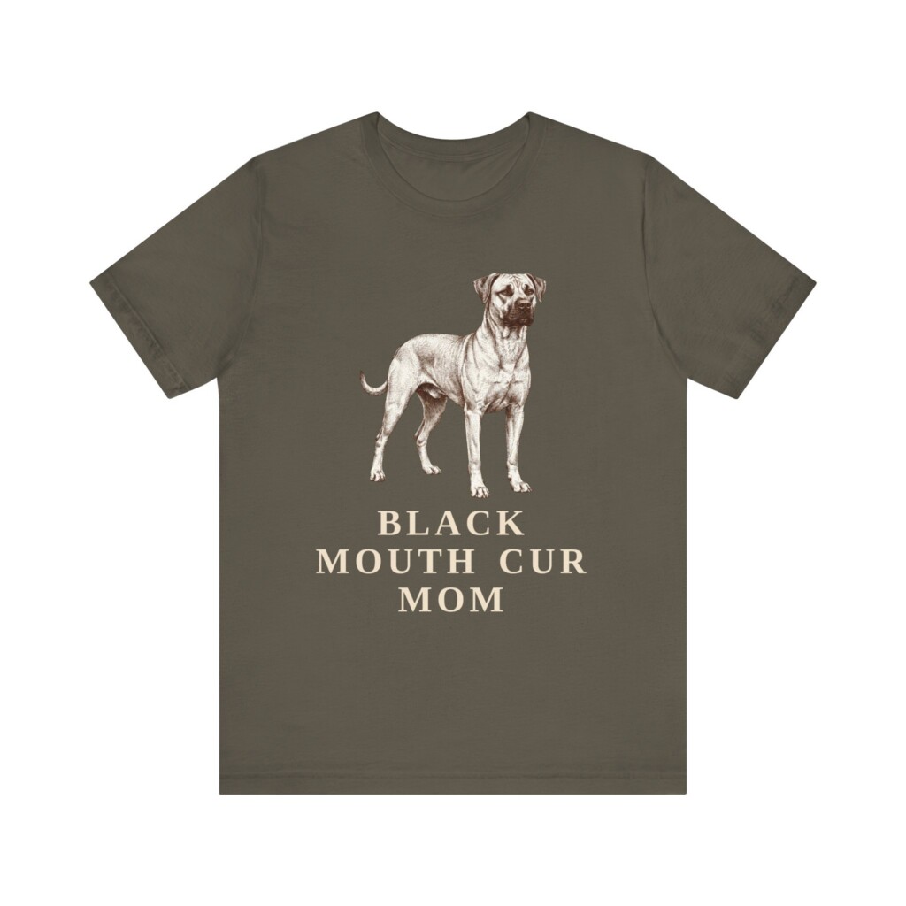 Black Mouth Cur Mom Shirt, Vintage Dog Sketch Tee, Dog Mom Gift