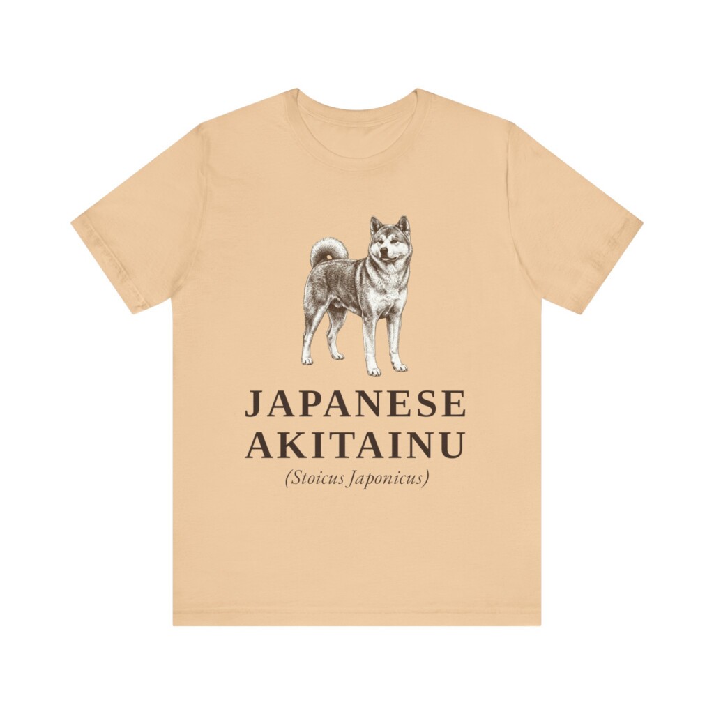 Japanese Akitainu Latin Shirt, Vintage Dog Sketch Tee, Dog Latin Gift Japanese Akitainu Latin Shirt, Vintage Dog Sketch Tee, Dog Latin Gift