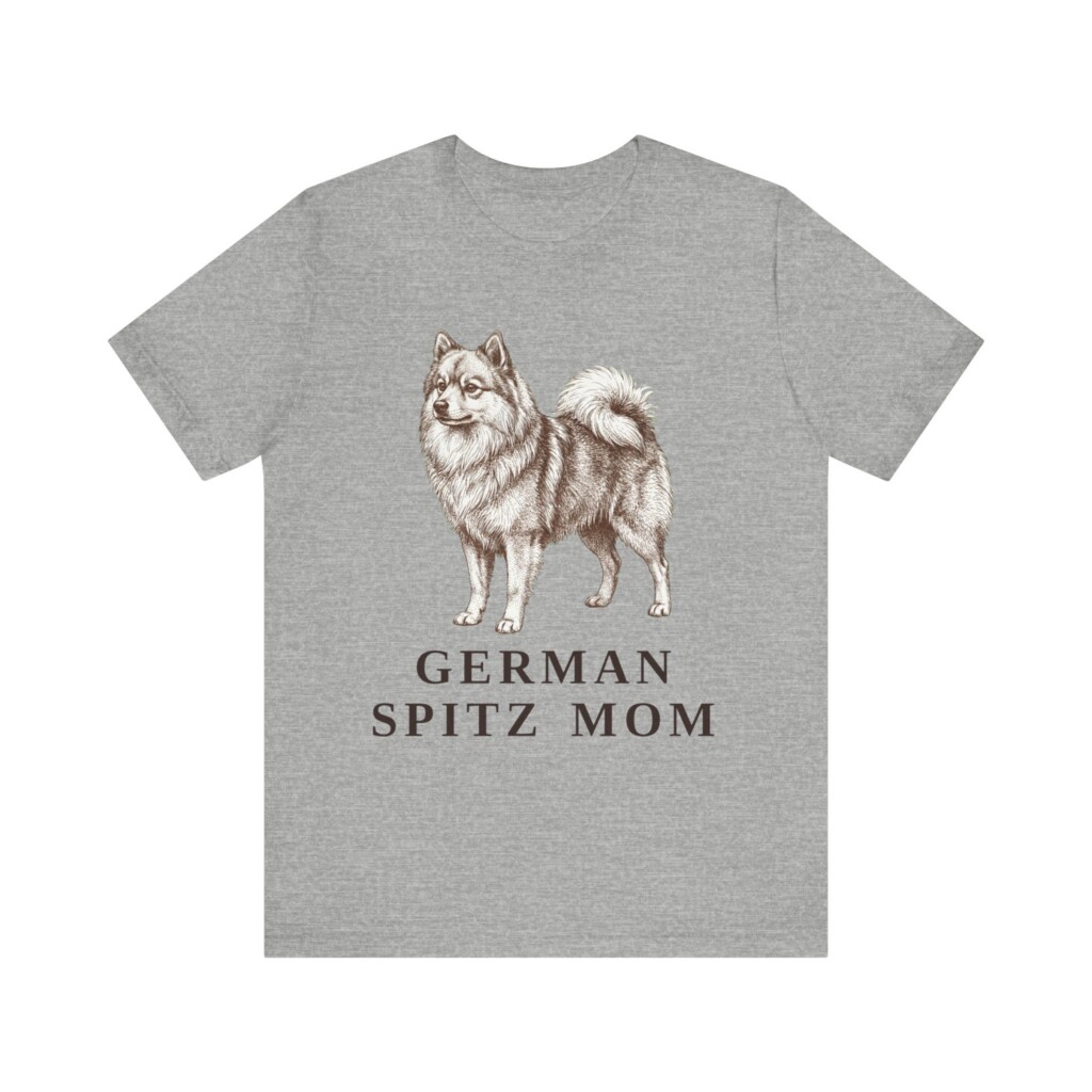 German Spitz Mom Shirt, Vintage Dog Sketch Tee, Dog Mom Gift