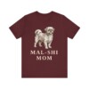 Mal-Shi Mom Shirt, Vintage Dog Sketch Tee, Dog Mom Gift