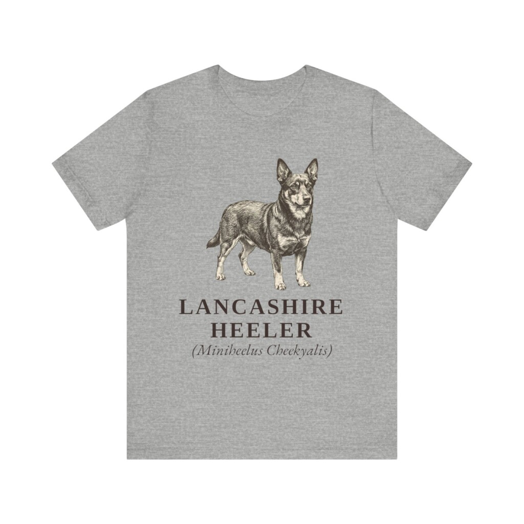 Lancashire Heeler Latin Shirt, Vintage Dog Sketch Tee, Dog Latin Gift