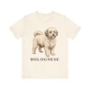 Bolognese Shirt, Vintage Dog Sketch Tee, Dog Lover Gift