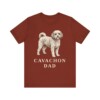 Cavachon Dad Shirt, Vintage Dog Sketch Tee, Dog Dad Gift