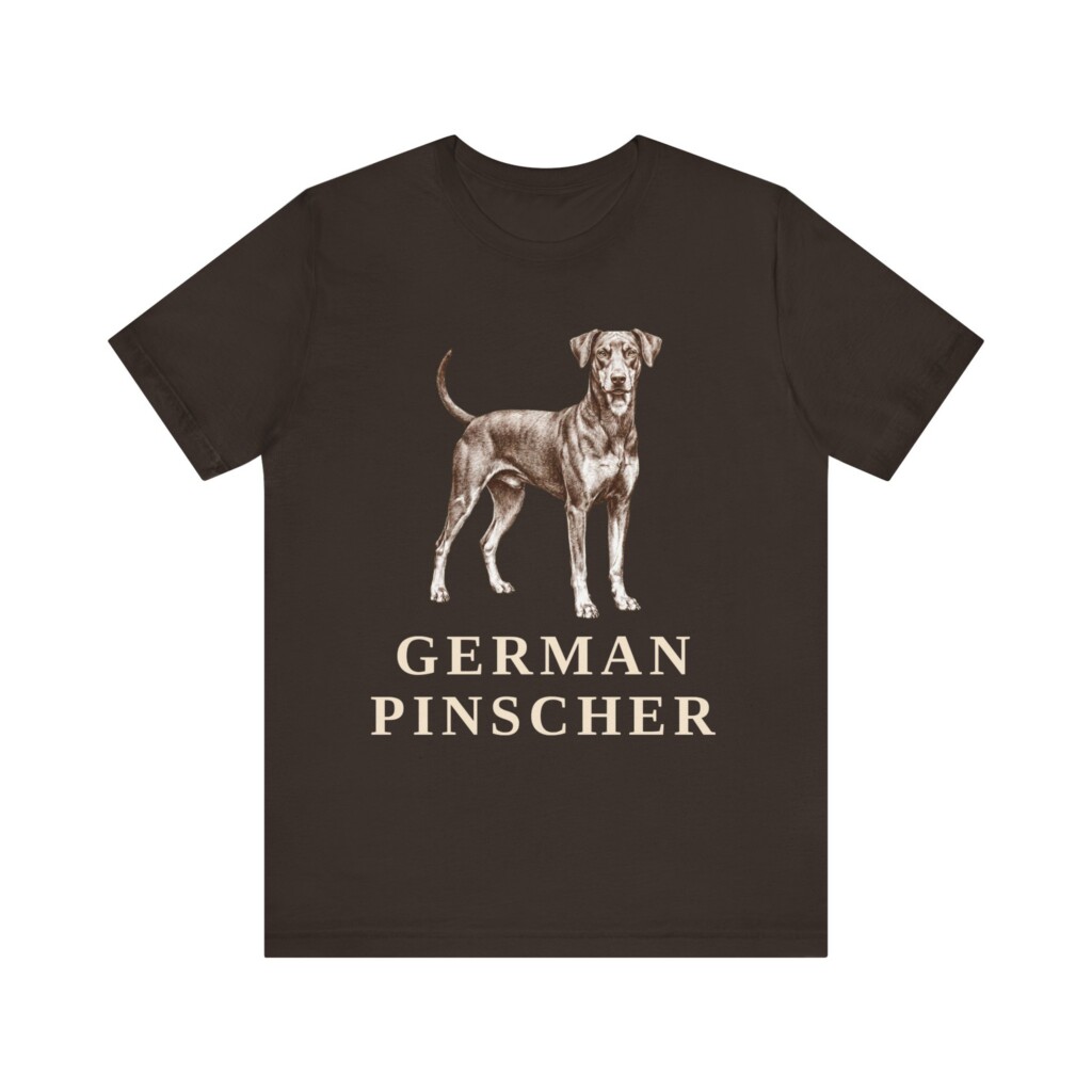 German Pinscher Shirt, Vintage Dog Sketch Tee, Dog Lover Gift