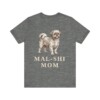 Mal-Shi Mom Shirt, Vintage Dog Sketch Tee, Dog Mom Gift