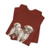 Mal-Shi Mom Shirt, Vintage Dog Sketch Tee, Dog Mom Gift