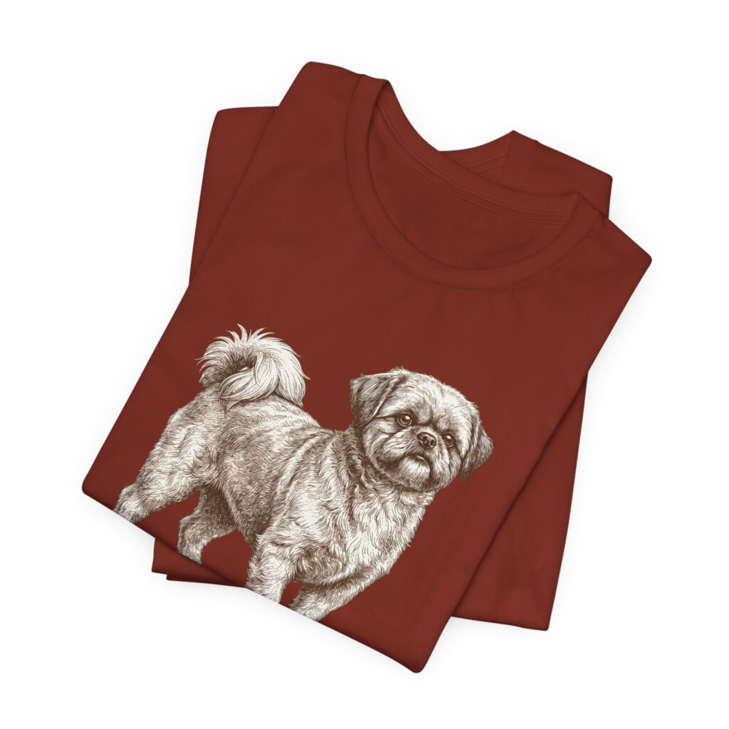 Mal-Shi Mom Shirt, Vintage Dog Sketch Tee, Dog Mom Gift