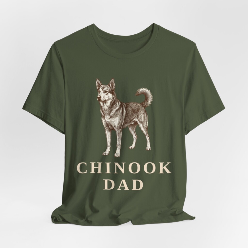 Chinook Dad Shirt, Vintage Dog Sketch Tee, Dog Dad Gift Chinook Dad Shirt, Vintage Dog Sketch Tee, Dog Dad Gift