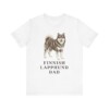 Finnish Lapphund Dad Shirt, Vintage Dog Sketch Tee, Dog Dad Gift Finnish Lapphund Dad Shirt, Vintage Dog Sketch Tee, Dog Dad Gift
