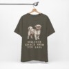Mal-Shi Humor Shirt, Vintage Dog Sketch Tee, Dog Humor Gift Mal-Shi Humor Shirt, Vintage Dog Sketch Tee, Dog Humor Gift