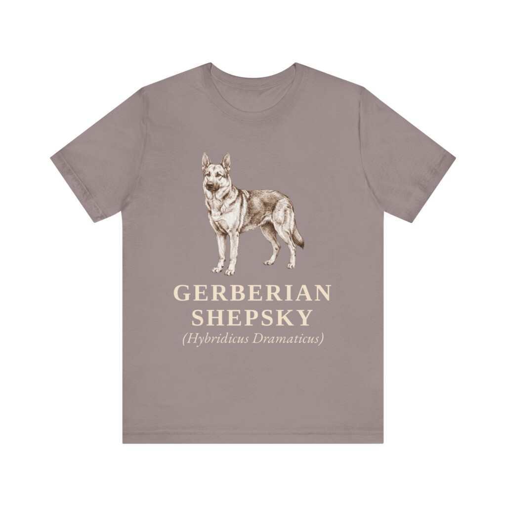 Gerberian Shepsky Latin Shirt, Vintage Dog Sketch Tee, Dog Latin Gift Gerberian Shepsky Latin Shirt, Vintage Dog Sketch Tee, Dog Latin Gift