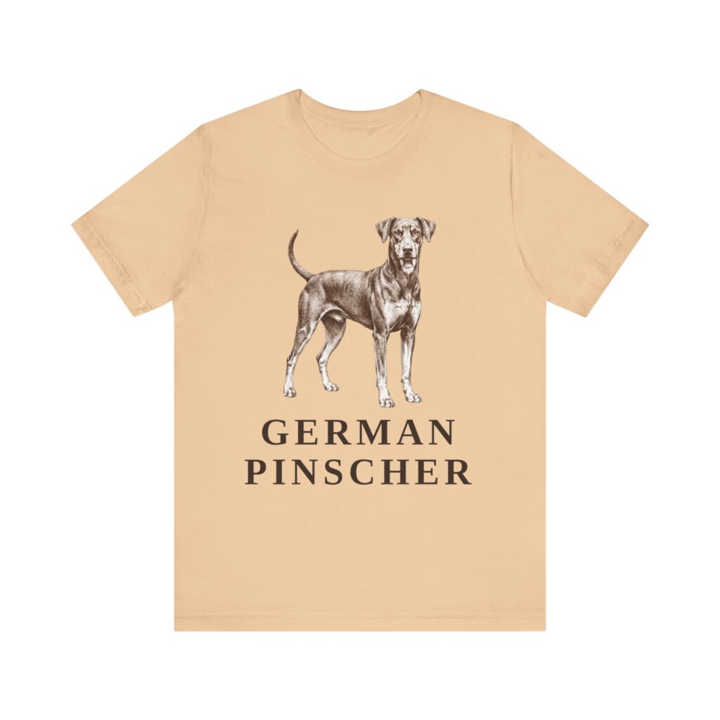 German Pinscher Shirt, Vintage Dog Sketch Tee, Dog Lover Gift