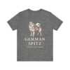 German Spitz Latin Shirt, Vintage Dog Sketch Tee, Dog Latin Gift