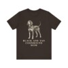 Black and Tan Coonhound Mom Shirt, Vintage Dog Sketch Tee, Dog Mom Gift