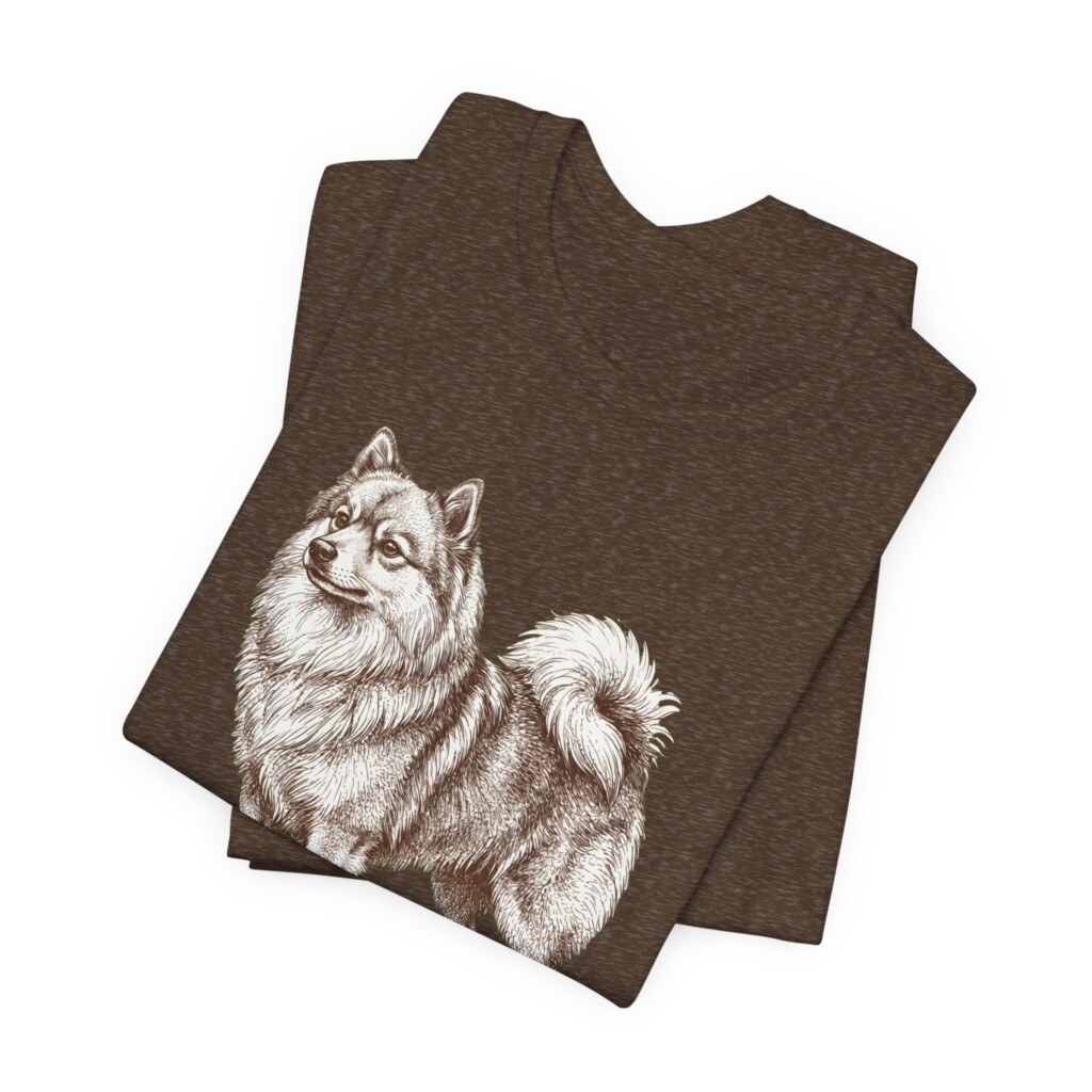 German Spitz Mom Shirt, Vintage Dog Sketch Tee, Dog Mom Gift