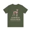 German Pinscher Latin Shirt, Vintage Dog Sketch Tee, Dog Latin Gift