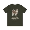 Finnish Lapphund Dad Shirt, Vintage Dog Sketch Tee, Dog Dad Gift Finnish Lapphund Dad Shirt, Vintage Dog Sketch Tee, Dog Dad Gift