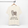 German Spitz Dad Shirt, Vintage Dog Sketch Tee, Dog Dad Gift