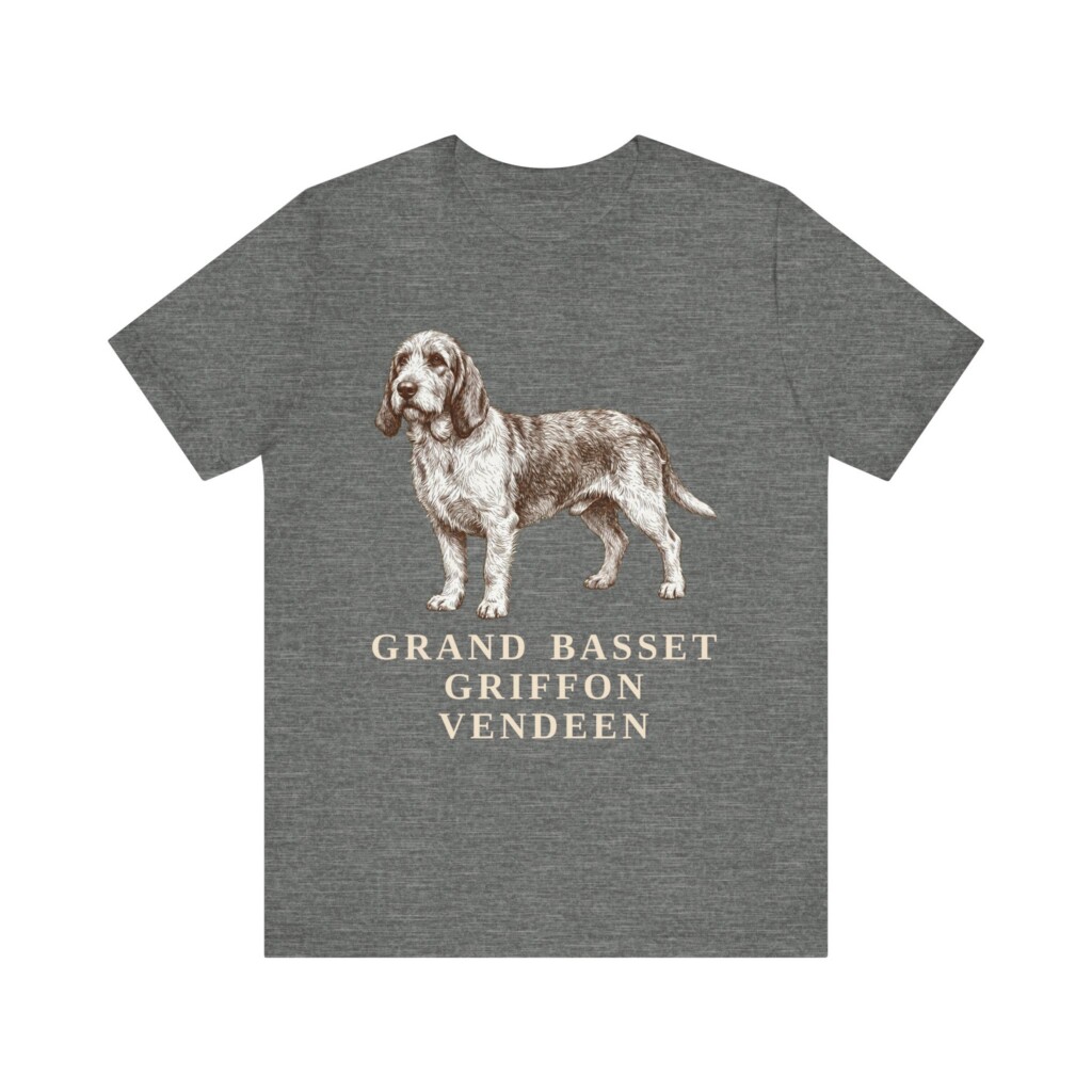 Grand Basset Griffon Vendeen Shirt, Vintage Dog Sketch Tee, Dog Lover Gift