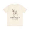 Tenterfield Terrier Latin Shirt, Vintage Dog Sketch Tee, Dog Latin Gift