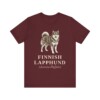 Finnish Lapphund Latin Shirt, Vintage Dog Sketch Tee, Dog Latin Gift