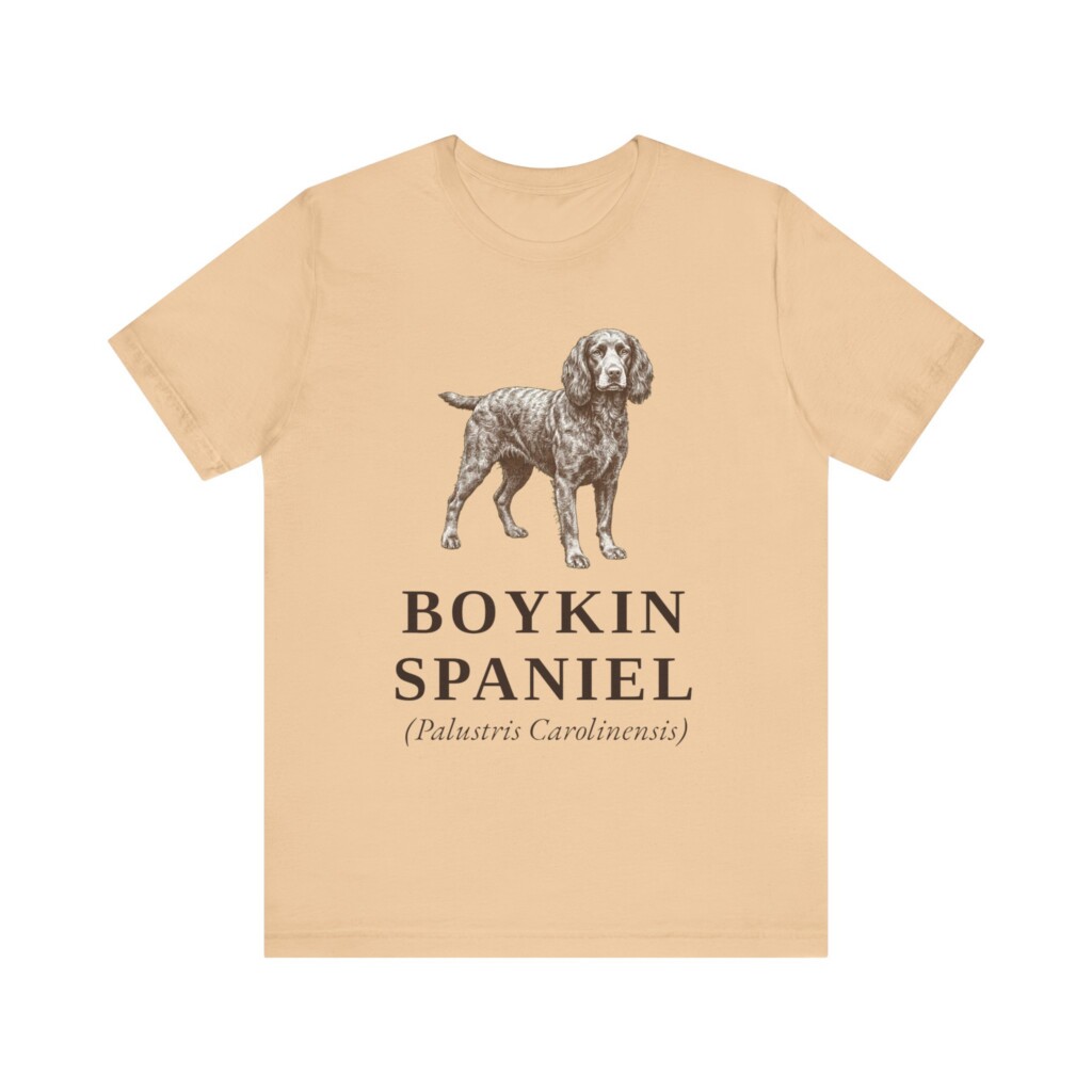 Boykin Spaniel Latin Shirt, Vintage Dog Sketch Tee, Dog Latin Gift