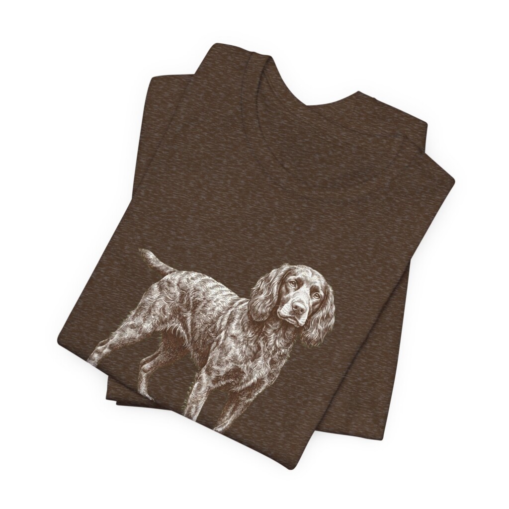 Boykin Spaniel Dad Shirt, Vintage Dog Sketch Tee, Dog Dad Gift Boykin Spaniel Dad Shirt, Vintage Dog Sketch Tee, Dog Dad Gift