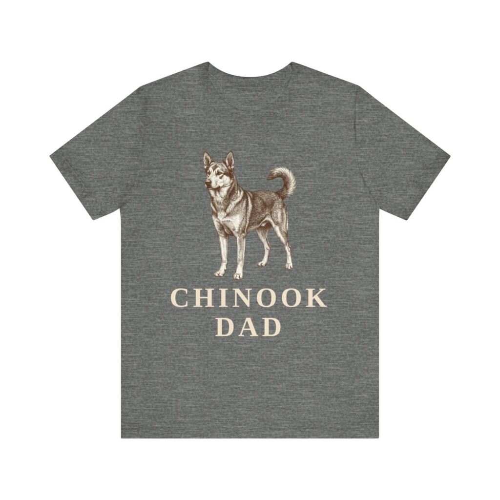 Chinook Dad Shirt, Vintage Dog Sketch Tee, Dog Dad Gift Chinook Dad Shirt, Vintage Dog Sketch Tee, Dog Dad Gift
