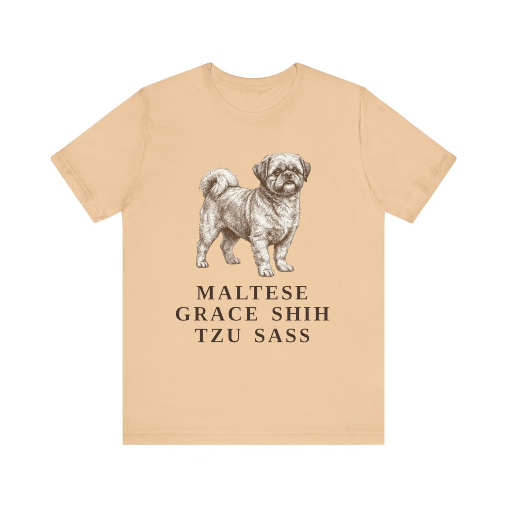 Mal-Shi Humor Shirt, Vintage Dog Sketch Tee, Dog Humor Gift Mal-Shi Humor Shirt, Vintage Dog Sketch Tee, Dog Humor Gift