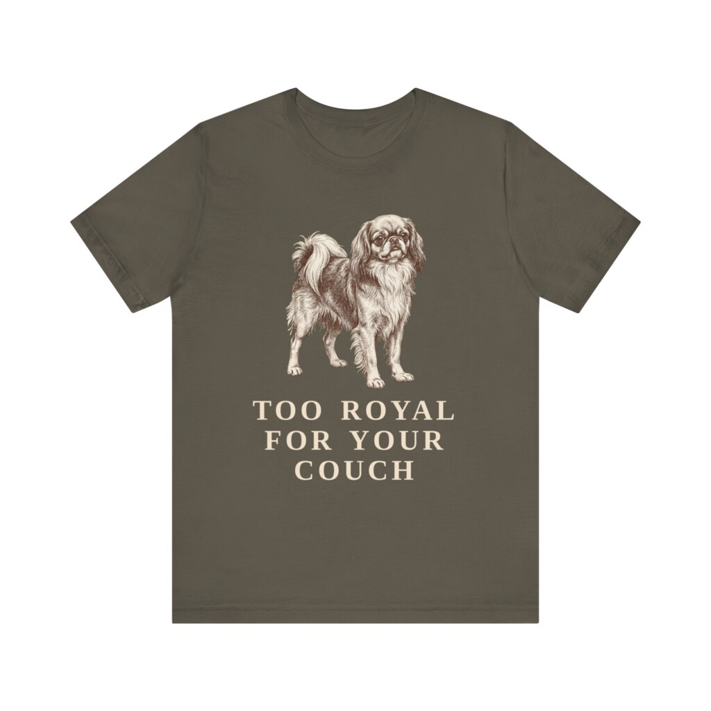 English Toy Spaniel Humor Shirt, Vintage Dog Sketch Tee, Dog Humor Gift