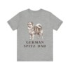 German Spitz Dad Shirt, Vintage Dog Sketch Tee, Dog Dad Gift