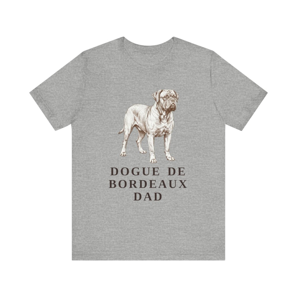 Dogue de Bordeaux Dad Shirt, Vintage Dog Sketch Tee, Dog Dad Gift Dogue de Bordeaux Dad Shirt, Vintage Dog Sketch Tee, Dog Dad Gift