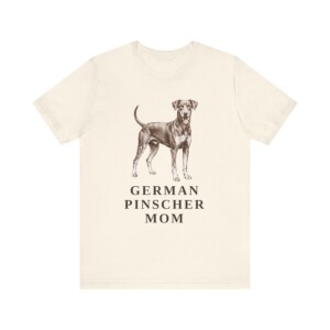 German Pinscher Mom Shirt, Vintage Dog Sketch Tee, Dog Mom Gift