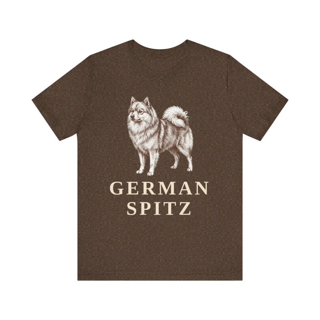 German Spitz Shirt, Vintage Dog Sketch Tee, Dog Lover Gift