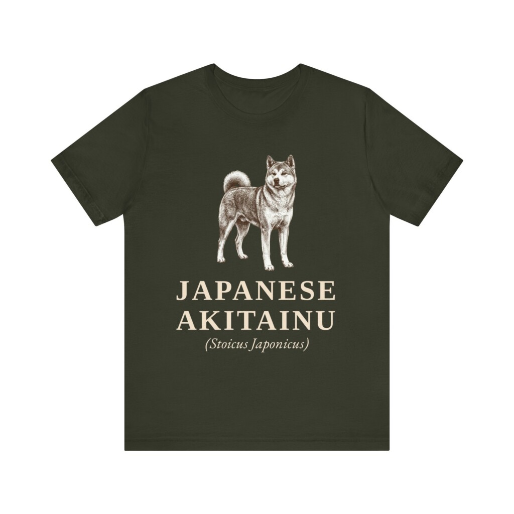 Japanese Akitainu Latin Shirt, Vintage Dog Sketch Tee, Dog Latin Gift Japanese Akitainu Latin Shirt, Vintage Dog Sketch Tee, Dog Latin Gift